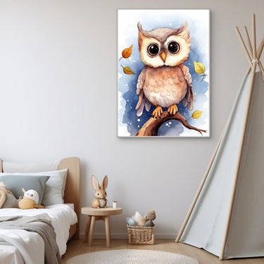 Watercolour Painting of Owl